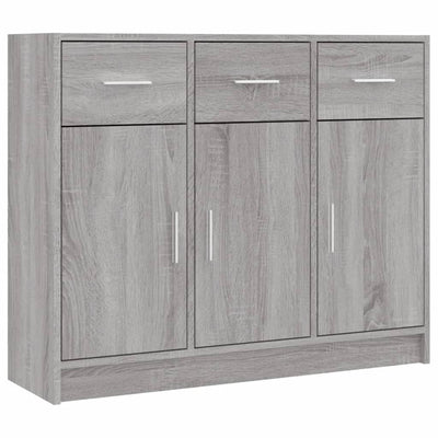 Senkki harmaa Sonoma 91x28x75 cm tekninen puu