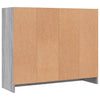 Senkki harmaa Sonoma 91x28x75 cm tekninen puu
