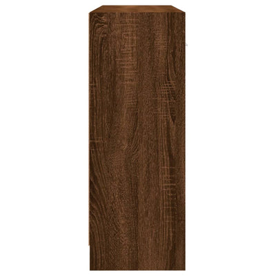 Senkki ruskea tammi 91x28x75 cm tekninen puu