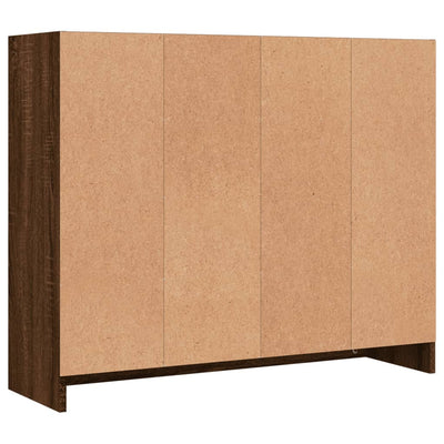 Senkki ruskea tammi 91x28x75 cm tekninen puu