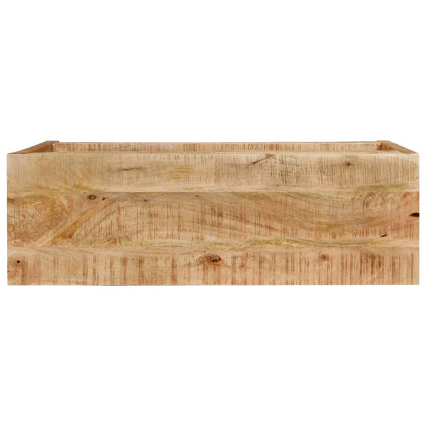 Konsolipöytä 2 laatikolla 110x35x75 cm täysi mangopuu