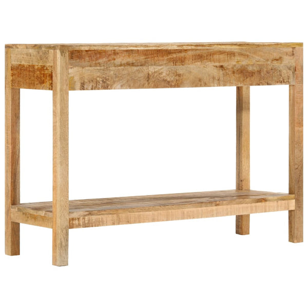 Konsolipöytä 2 laatikolla 110x35x75 cm täysi mangopuu