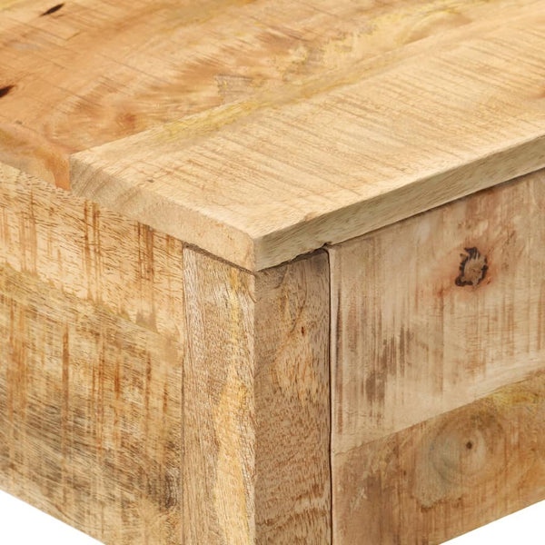 Konsolipöytä 2 laatikolla 110x35x75 cm täysi mangopuu