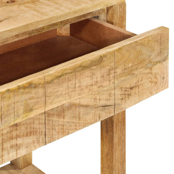 Konsolipöytä 2 laatikolla 110x35x75 cm täysi mangopuu
