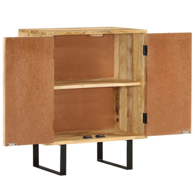 Senkki 2 ovella 55x35x70 cm täysi mangopuu