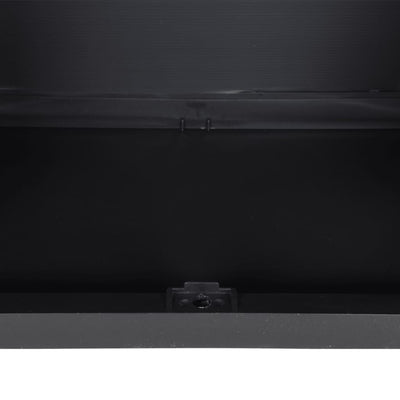 Puutarhan varastokaappi harmaa ja musta 65x37x85 cm PP