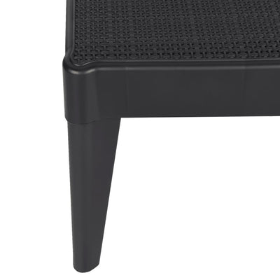 Antrasiitti aurinkotuoli Brondusca 186x60x29cm (pp)