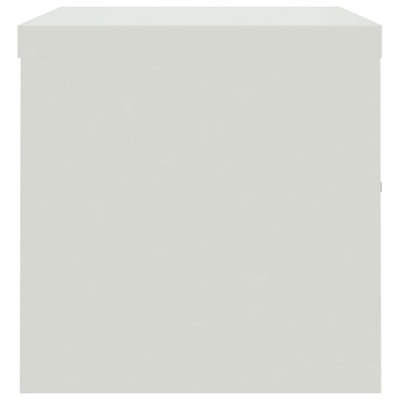 Vaaleanharmaa arkistokaappi Meyer 90x40x40cm (teräs)