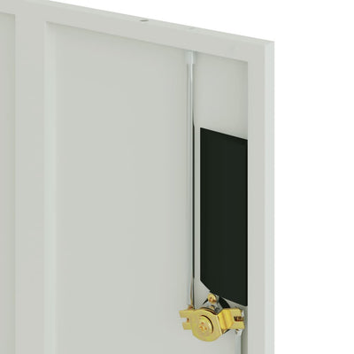 Vaaleanharmaa arkistokaappi Meyer 90x40x40cm (teräs)