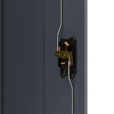 Antrasiitti arkistokaappi Meyer 90x40x70cm (teräs)