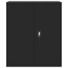 Musta arkistokaappi Meyer 90x40x105cm (teräs)