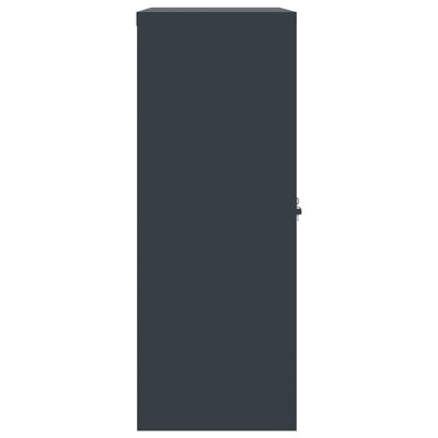 Antrasiitti arkistokaappi Meyer 90x40x105cm (teräs)