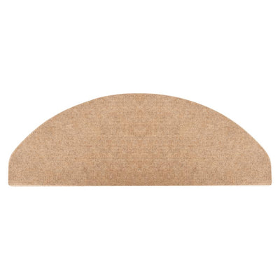 Itsekiinnittyvät porrasmatot 10 kpl beige 65x22,5x3,5 cm