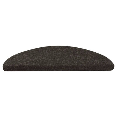 Itsekiinnittyvät porrasmatot 10 kpl musta 56x17x3 cm