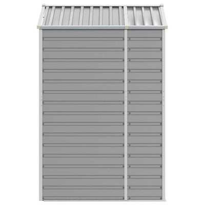 Vaaleanharmaa puutarhavaja Alinuta 191x130x198cm (galvanoitu teräs)