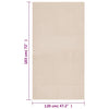 Shaggy-matto beige 120x183 cm polyesteri