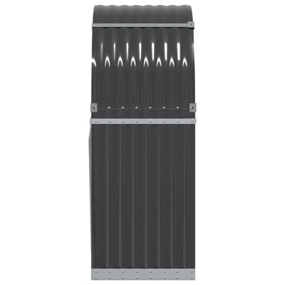 Antrasiitti puuteline Rozmari 80x45x120cm (galvanoitu teräs)