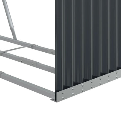 Puuteline antrasiitti 120x45x140 cm galvanoitu teräs