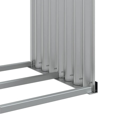 Puuteline antrasiitti 120x45x100 cm galvanoitu teräs