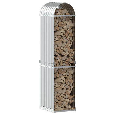 Hopea polttopuuteline Rozmari 40x45x170cm (galvanoitu teräs)