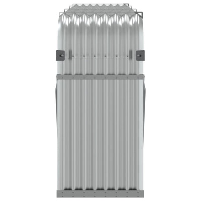 Hopea polttopuuteline Rozmari 234x45x100cm (galvanoitu teräs)