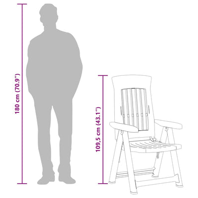Valkoinen puutarhatuolit Ilica (2 kpl pp)