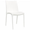Puutarhatuolit 2 kpl valkoinen 50x46x80 cm polypropeeni