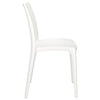Puutarhatuolit 2 kpl valkoinen 50x46x80 cm polypropeeni