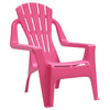 Puutarhatuolit 2 kpl lapsille pinkki 37x34x44 cm PP puutyyli