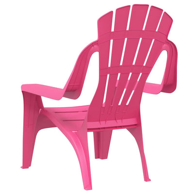Puutarhatuolit 2 kpl lapsille pinkki 37x34x44 cm PP puutyyli