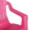 Puutarhatuolit 2 kpl lapsille pinkki 37x34x44 cm PP puutyyli