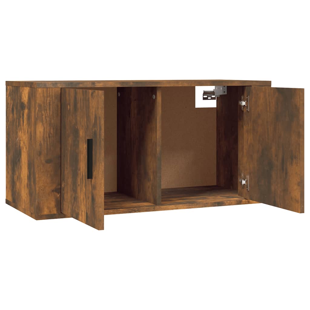 Savutammi seinäkiinnitettävät tv-kaapit Tarr 80x34,5x40cm (3 kpl)