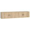 Seinäkiinnitettävät TV-kaapit 2 kpl Sonoma-tammi 100x34,5x40 cm