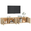 Seinäkiinnitettävät TV-kaapit 2 kpl Sonoma-tammi 100x34,5x40 cm
