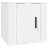 Valkoinen TV-kaappisarja 5-osainen teknisestä puusta