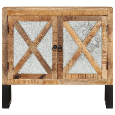 Senkki 80x30x71 cm täysi karkea mangopuu ja metalli