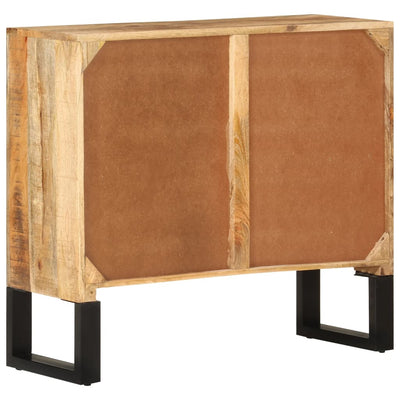 Senkki 80x30x71 cm täysi karkea mangopuu ja metalli