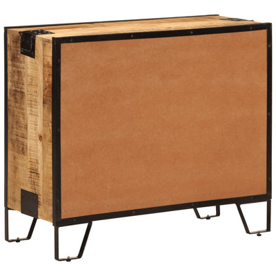 Senkki 80x31x66 cm täysi karkea mangopuu ja metalli