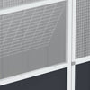 Lintuhäkki antrasiitti 115x78x200 cm galvanoitu teräs