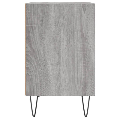 Yöpöydät 2 kpl harmaa Sonoma 40x30x50 cm tekninen puu