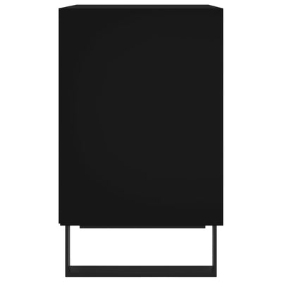 Yöpöydät 2 kpl musta 40x30x50 cm tekninen puu