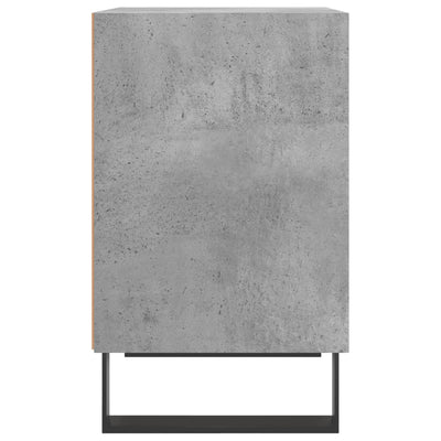 Yöpöydät 2 kpl betoninharmaa 40x30x50 cm tekninen puu