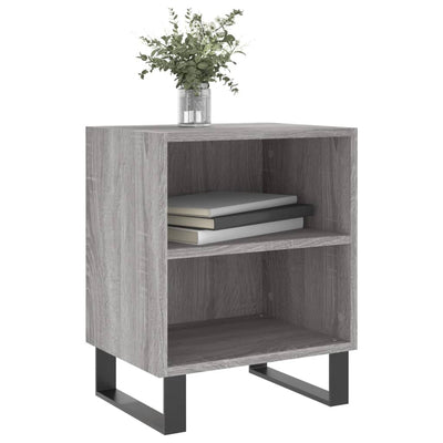 Yöpöydät 2 kpl harmaa Sonoma 40x30x50 cm tekninen puu