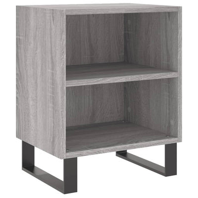Yöpöydät 2 kpl harmaa Sonoma 40x30x50 cm tekninen puu