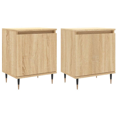 Sonoma-tammi yöpöydät Tarapanel 40x30x50cm (2 kpl, puinen)