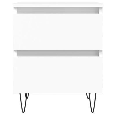 Valkoinen yöpöytä Deda 40x35x50cm (puinen)