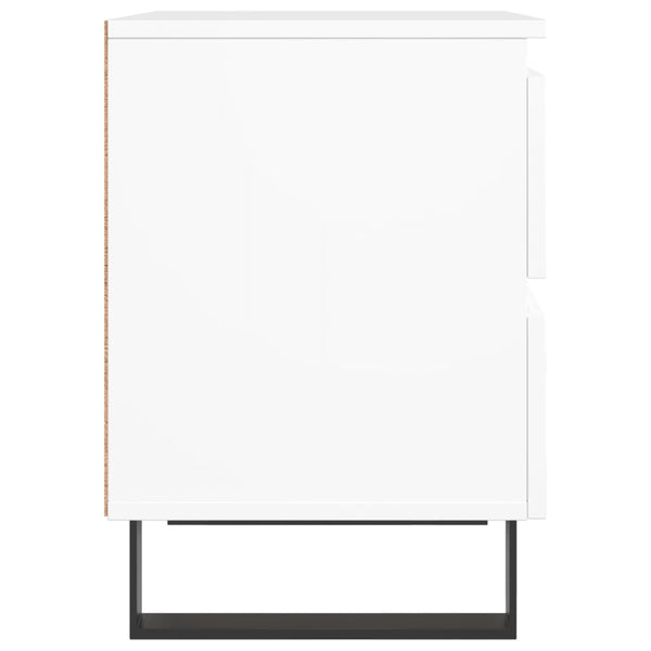 Yöpöytä valkoinen 40x35x50 cm tekninen puu