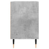 TV-taso betoninharmaa 69,5x30x50 cm tekninen puu
