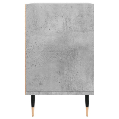 TV-taso betoninharmaa 69,5x30x50 cm tekninen puu