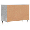 TV-taso betoninharmaa 69,5x30x50 cm tekninen puu